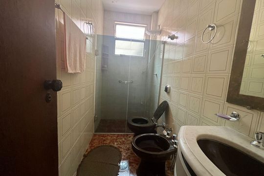 Banheiro de apartamento para alugar com 3 quartos, 118m² em Grajaú, Belo Horizonte