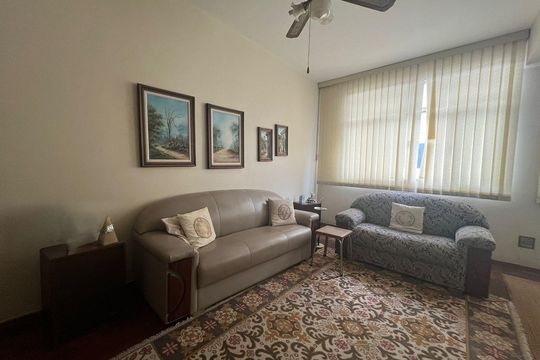 Sala de apartamento para alugar com 3 quartos, 118m² em Grajaú, Belo Horizonte