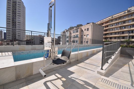 Área comum - Piscina de kitnet/studio para alugar com 1 quarto, 26m² em Tucuruvi, São Paulo