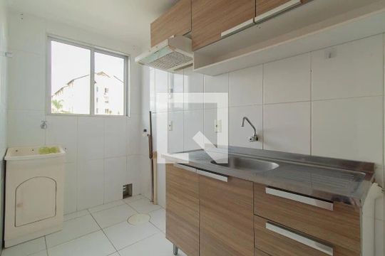 Cozinha de apartamento à venda com 1 quarto, 70m² em Vila Nova, Porto Alegre
