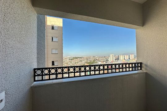 Varanda da Sala de apartamento para alugar com 1 quarto, 56m² em Jardim Maria Helena, Barueri