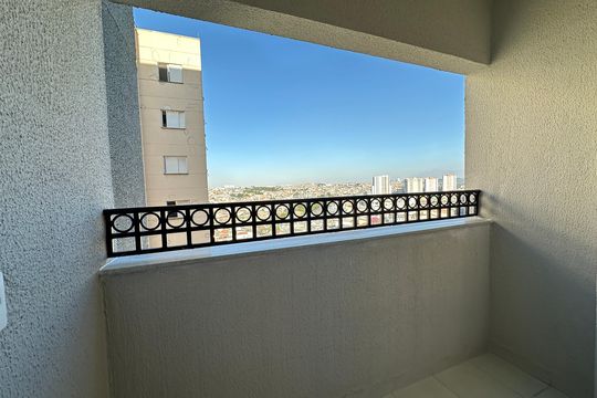 Varanda da Sala de apartamento para alugar com 1 quarto, 56m² em Jardim Maria Helena, Barueri