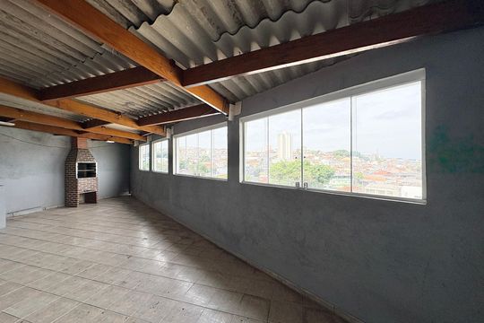 Varanda/ Churrasqueira de casa para alugar com 2 quartos, 95m² em Brasilândia, São Paulo