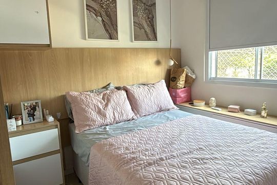 Quarto de apartamento à venda com 2 quartos, 47m² em Jardim Celeste, São Paulo