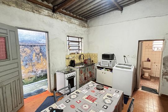 Cozinha de casa à venda com 2 quartos, 150m² em Vila Linda, Santo André