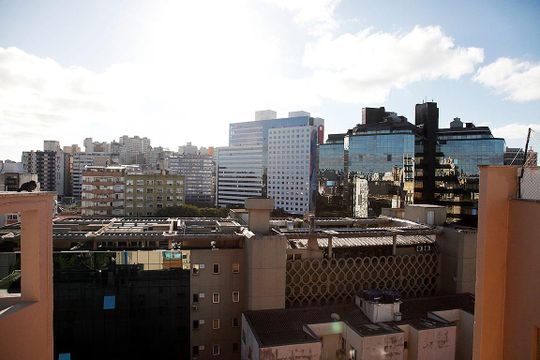 Terraço Cobertura Vista de apartamento à venda com 2 quartos, 120m² em Cidade Baixa, Porto Alegre