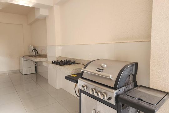 Área comum de apartamento para alugar com 2 quartos, 46m² em Alvorada, Contagem