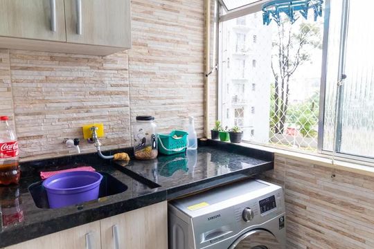 Área de serviço de apartamento para alugar com 1 quarto, 56m² em Vila Robertina, São Paulo