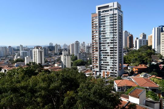 Vista de kitnet/studio à venda com 1 quarto, 26m² em Vila Anglo Brasileira, São Paulo