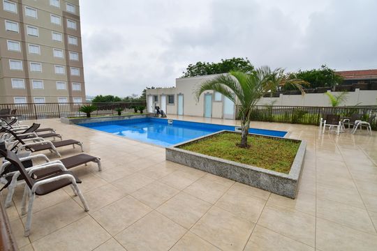 Área comum - Piscina de apartamento para alugar com 2 quartos, 44m² em Fazenda São Quirino, Campinas