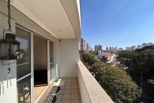 Varanda da Sala de apartamento para alugar com 2 quartos, 93m² em Jardim Taquaral, São Paulo