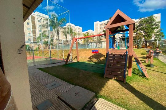 Área comum de apartamento para alugar com 2 quartos, 50m² em Vila Rica, Lagoa Santa