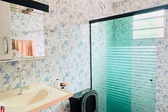 Banheiro de casa de condomínio para alugar com 2 quartos, 133m² em Caucaia do Alto, Cotia