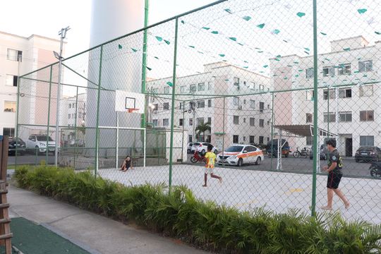 Área comum de apartamento para alugar com 2 quartos, 50m² em Parque dos Rodoviários, Campos dos Goytacazes