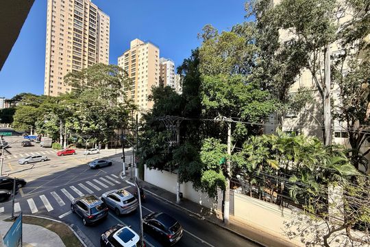 Vista  de kitnet/studio à venda com 1 quarto, 35m² em Cidade Monções, São Paulo