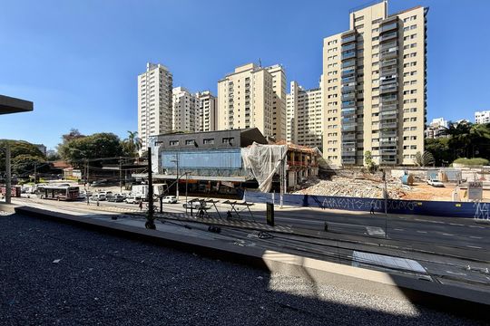 Vista  de kitnet/studio à venda com 1 quarto, 22m² em Cidade Monções, São Paulo
