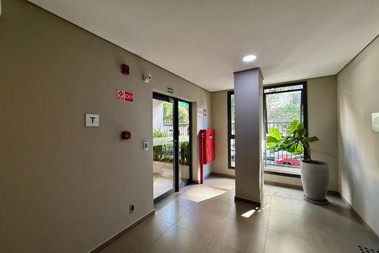 Hall Social Bloco  de kitnet/studio à venda com 1 quarto, 22m² em Cidade Monções, São Paulo