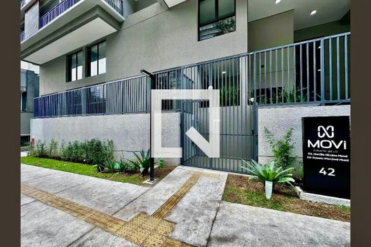 Fachada de kitnet/studio à venda com 1 quarto, 22m² em Cidade Monções, São Paulo