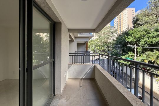 Sacada de kitnet/studio à venda com 1 quarto, 27m² em Cidade Monções, São Paulo