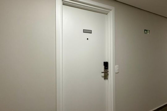 Hall Apartamento  de kitnet/studio à venda com 1 quarto, 27m² em Cidade Monções, São Paulo