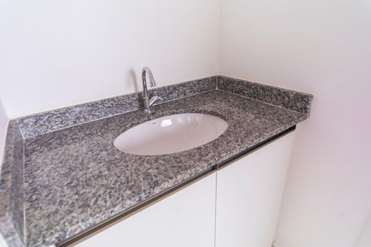 Banheiro  de apartamento para alugar com 2 quartos, 35m² em Vila Sacadura Cabral, Santo André