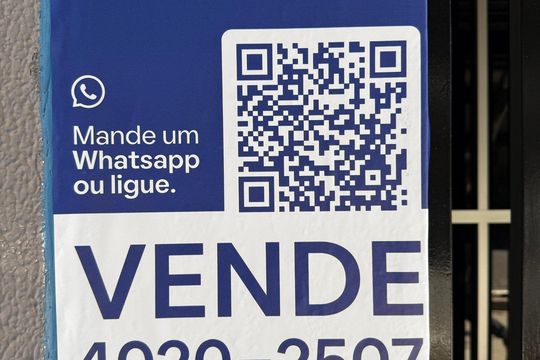 Placa de apartamento à venda com 1 quarto, 50m² em Vila Buarque, São Paulo