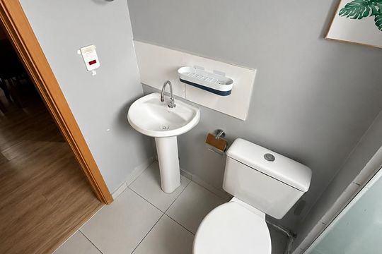 Banheiro de apartamento para alugar com 2 quartos, 39m² em Canudos, Novo Hamburgo