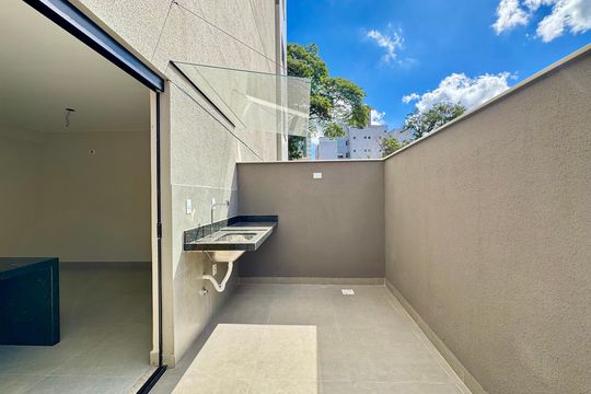 Área de Serviço privativa de apartamento à venda com 2 quartos, 65m² em Anchieta, Belo Horizonte