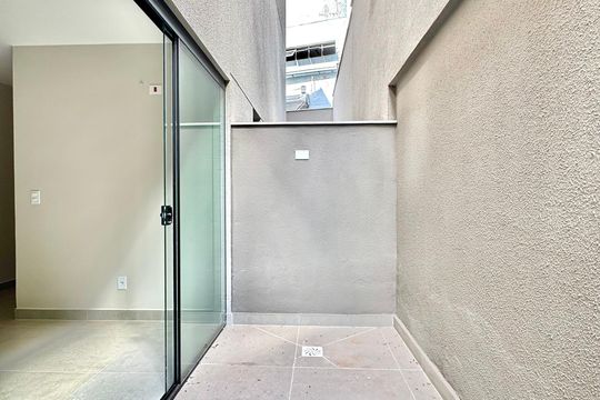 Área externa de apartamento à venda com 1 quarto, 46m² em Anchieta, Belo Horizonte