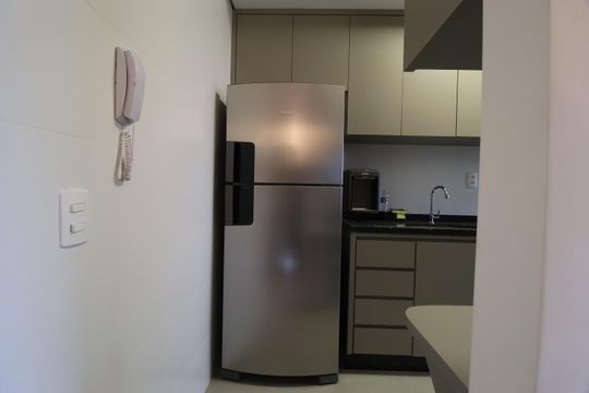 Cozinha de apartamento para alugar com 3 quartos, 90m² em Jardim Sul, Uberlândia