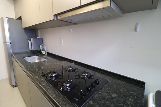 Cozinha de apartamento para alugar com 3 quartos, 90m² em Jardim Sul, Uberlândia
