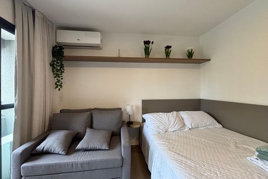 Studio de kitnet/studio para alugar com 1 quarto, 26m² em Moema, São Paulo