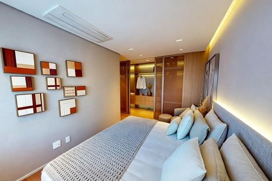 Quarto de apartamento à venda com 4 quartos, 231m² em Vila Clementino, São Paulo