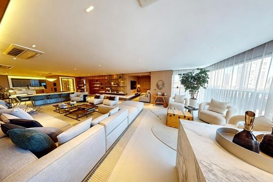 Sala de apartamento à venda com 4 quartos, 231m² em Vila Clementino, São Paulo
