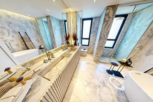 Banheiro de apartamento à venda com 4 quartos, 231m² em Vila Clementino, São Paulo