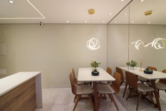 Sala  de apartamento à venda com 2 quartos, 50m² em Vila Joao Basso, São Bernardo do Campo