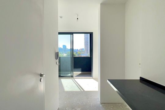 Cozinha de kitnet/studio à venda com 1 quarto, 23m² em Pinheiros, São Paulo