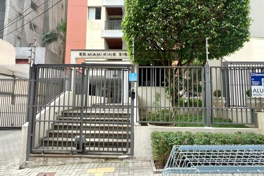 Fachada de apartamento para alugar com 1 quarto, 40m² em Cerqueira César, São Paulo