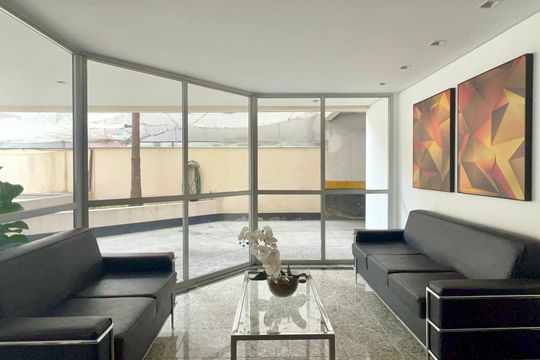 Hall de entrada de apartamento para alugar com 1 quarto, 40m² em Cerqueira César, São Paulo