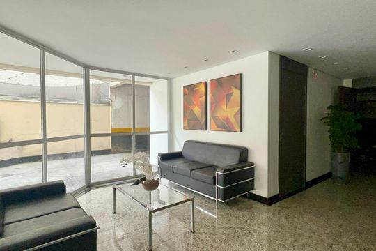 Hall de entrada de apartamento para alugar com 1 quarto, 40m² em Cerqueira César, São Paulo