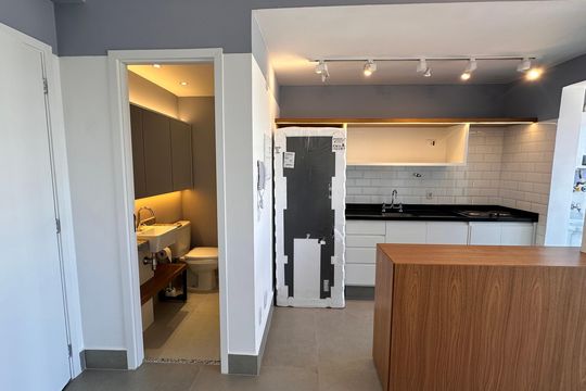 Apartamento à venda com 1 quarto, 38m² em Brooklin, São Paulo