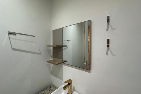Banheiro Social de apartamento para alugar com 2 quartos, 59m² em Votupoca, Barueri