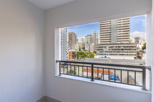 Varanda de apartamento para alugar com 1 quarto, 37m² em Pompeia, São Paulo