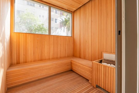 Área externa de apartamento para alugar com 1 quarto, 37m² em Pompeia, São Paulo
