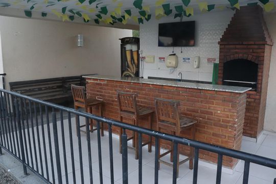 Área comum de apartamento para alugar com 2 quartos, 50m² em Parque dos Rodoviários, Campos dos Goytacazes