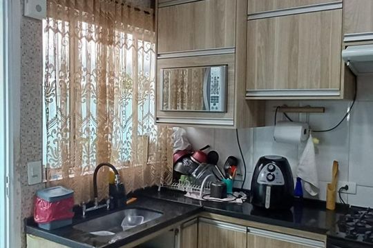 Cozinha de casa à venda com 3 quartos, 80m² em Vila Elze, São Paulo