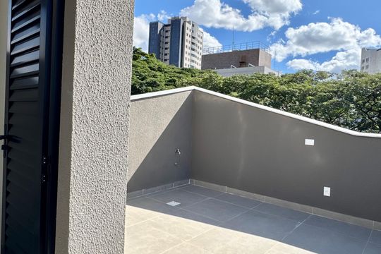 Área da Cobertura de apartamento à venda com 2 quartos, 100m² em Anchieta, Belo Horizonte