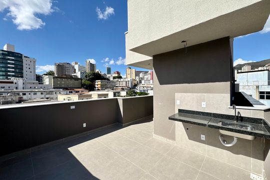 Área da Cobertura de apartamento à venda com 2 quartos, 100m² em Anchieta, Belo Horizonte