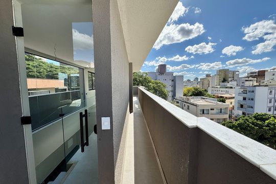 Varanda de apartamento à venda com 2 quartos, 100m² em Anchieta, Belo Horizonte