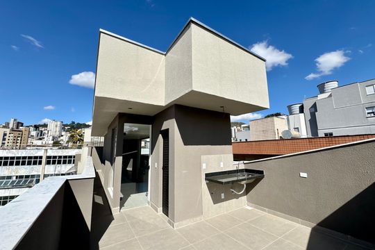 Área da Cobertura de apartamento à venda com 2 quartos, 100m² em Anchieta, Belo Horizonte